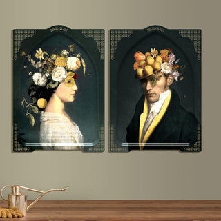 Ibride Galerie de Portraits Marla tray/picture 45x62.5 cm. Buy on Shopdecor IBRIDE collections