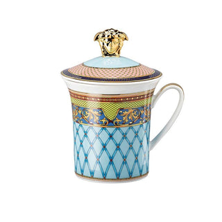 Versace meets Rosenthal 30 Years Mug Collection Russian Dream mug with lid Buy on Shopdecor VERSACE HOME collections