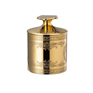 Versace meets Rosenthal Golden Medusa table light with scented wax Buy on Shopdecor VERSACE HOME collections